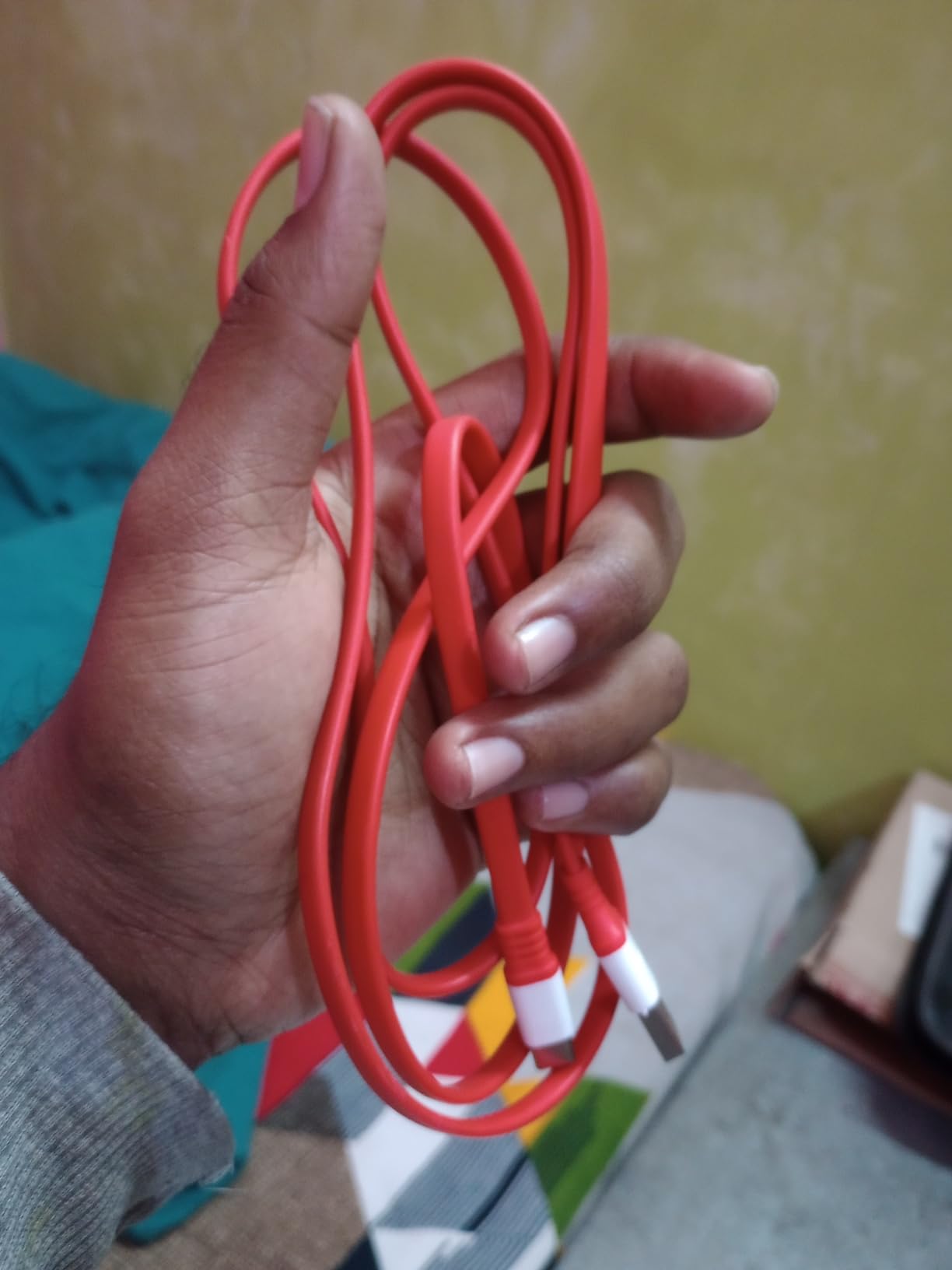 boAt Type C A750 6.5A Super Fast Charging Flat Cable Cable with Stress