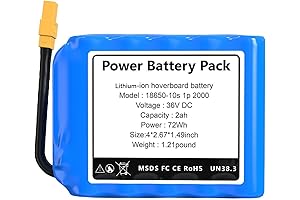 High Capacity 36V 2Ah Hoverboard Battery Replacement