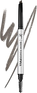 IT Cosmetics Brow Power Universal Taupe Eyebrow Pencil - Budge-Proof, Long-Lasting, Biotin-Infused for All Hair Colors & Gray