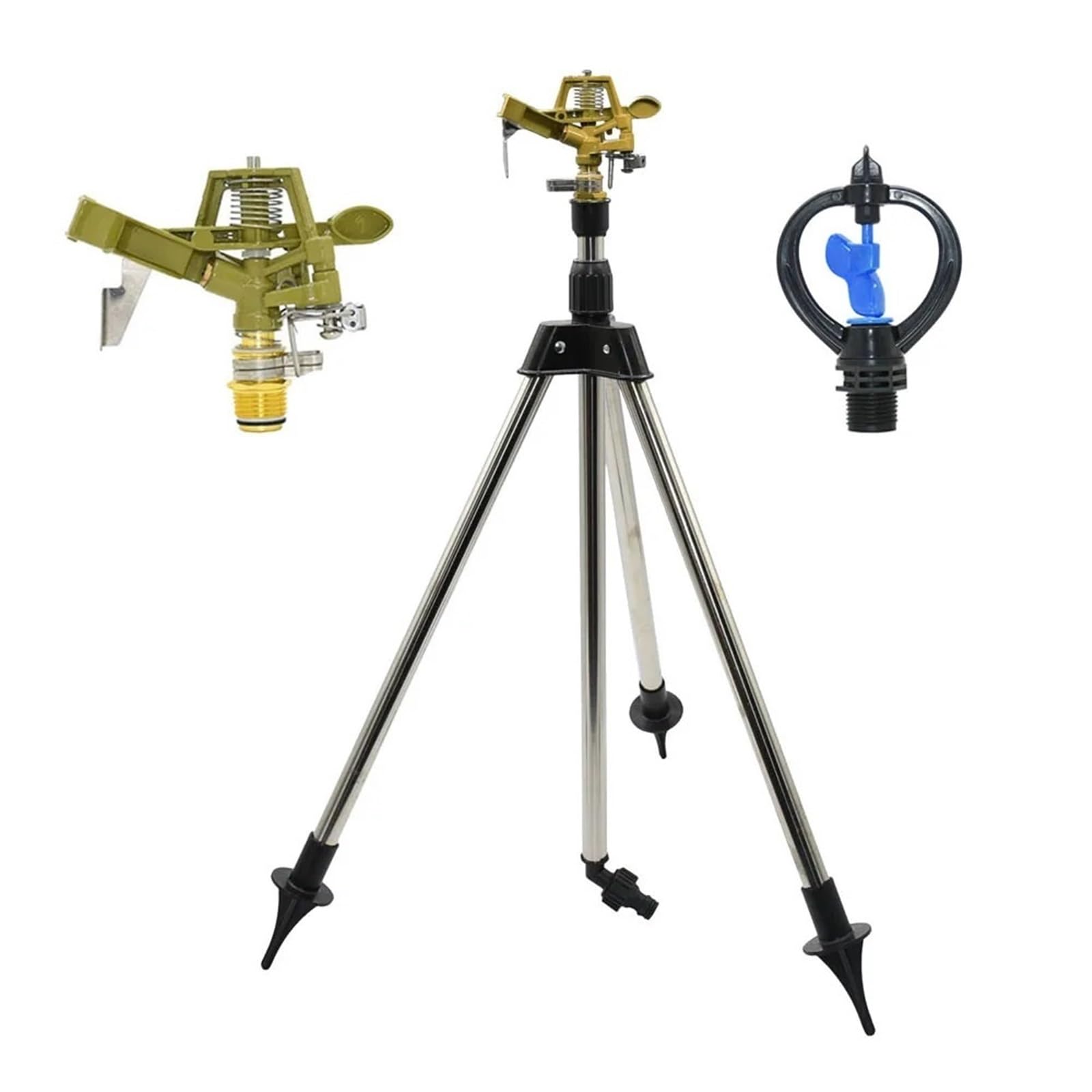 Garten-Rasen-Allround-Rotationsstrahlsprinkler, Metallstativwippe für den Garten(StyleB)