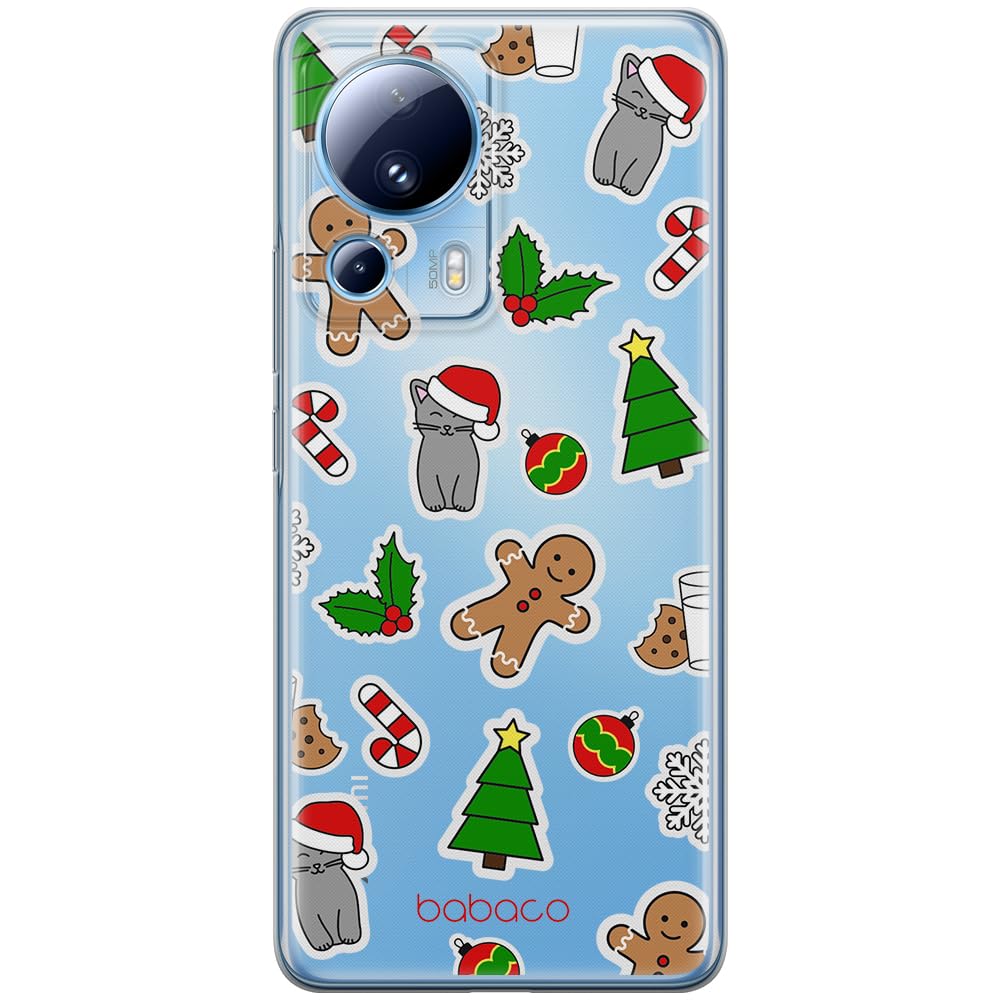 Babaco ERT GROUP mobile phone case for Xiaomi 13 LITE/CIVI 2 original and officially Licensed pattern Winter 006 optimally adapted to the shape of the mobile phone, partially transparent