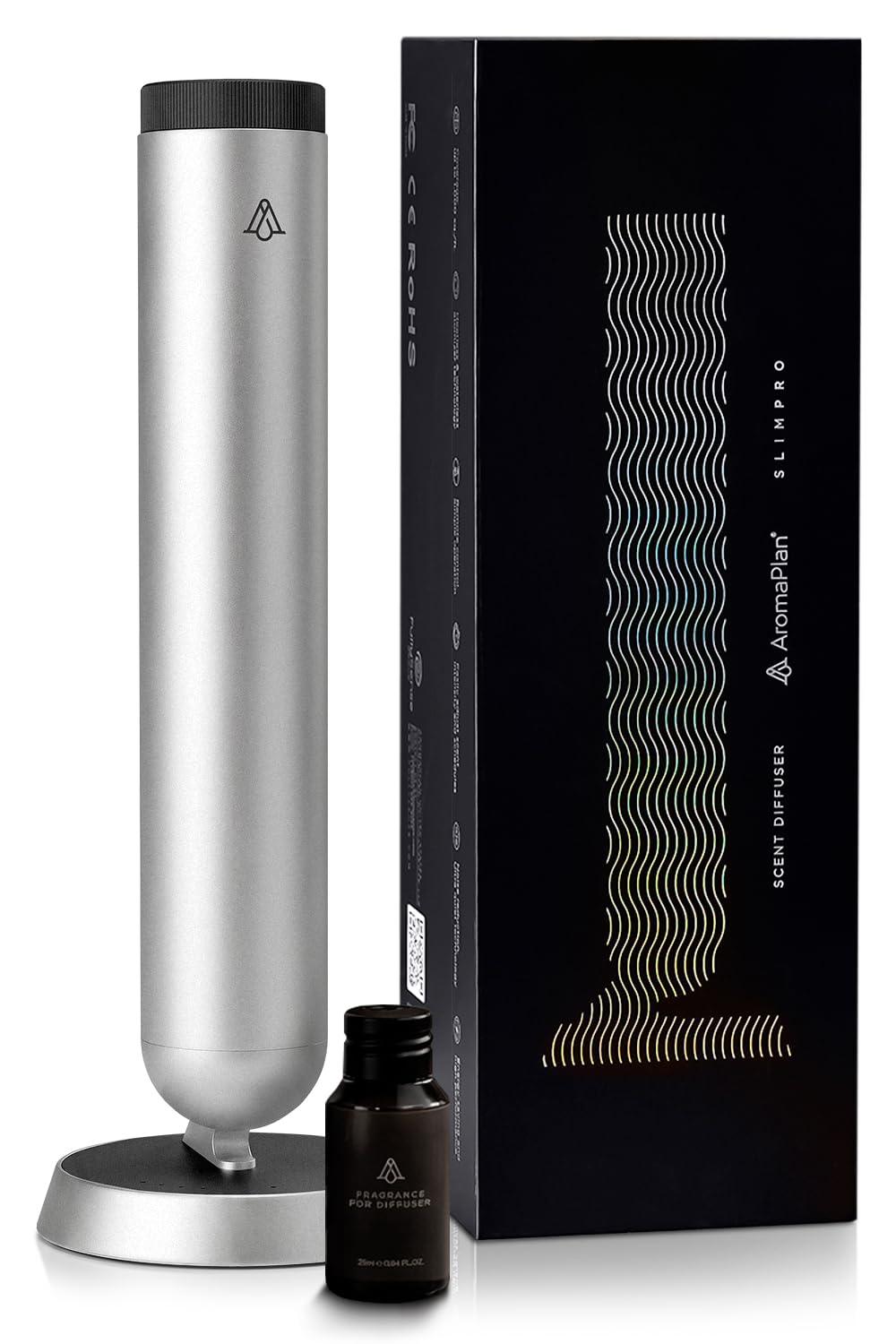 Diffusore a torre senz'acqua Slim Pro 2025 (fragranza inclusa) – Diffusore per oli aromaterapia – Nessun rumore, facile regolazione del profumo e risparmio energetico, diffusore wireless professionale