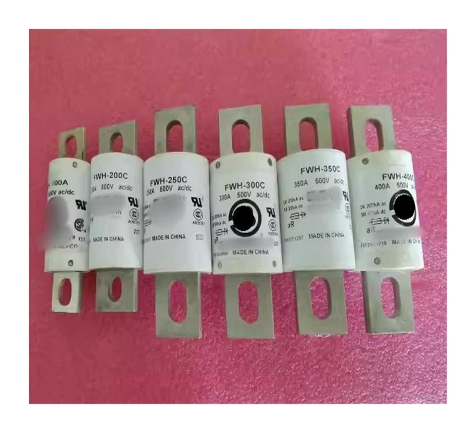 Fuseau FWH-500A Bussmann et fusibles haute tension 500V pour protection