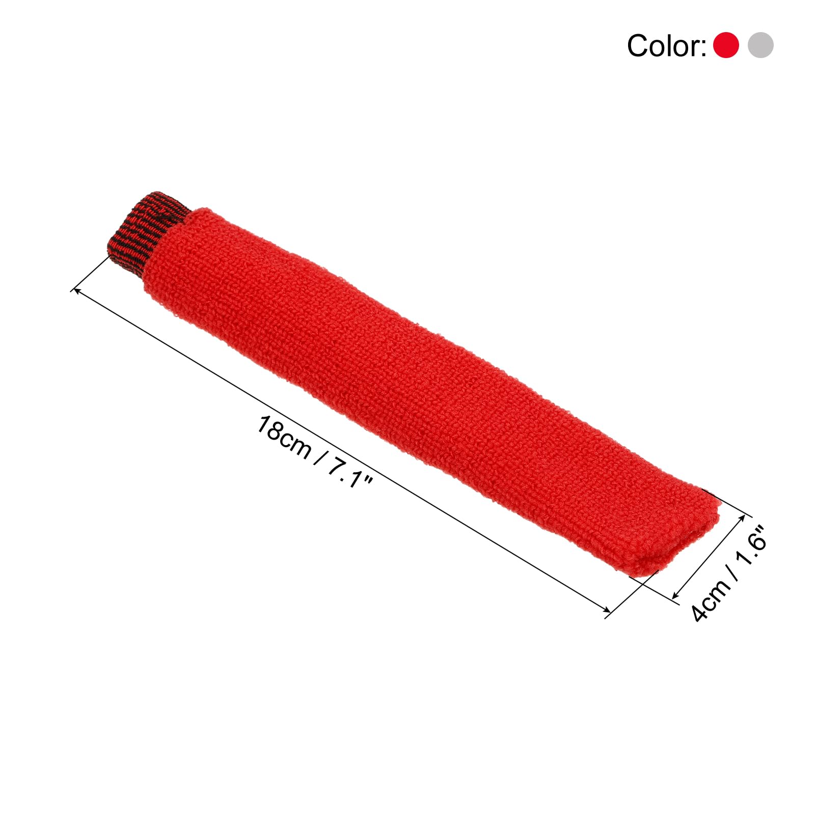 PATIKIL Bandeau Anti-Transpiration Nylon Pour Raquette Badminton - Lot De 4 Grips Serviette Noirs/Blancs