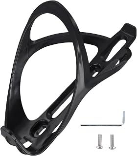 Bike Water Bottle Holder, Lightweight Plastic, Wear Resistant, Secure Fit for 7.1cm Bottles, Cycling Mountain Road Bike Accessory(black)