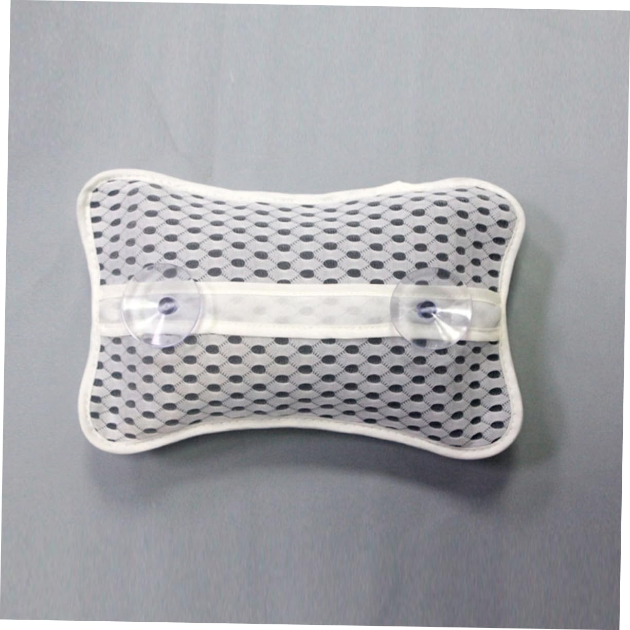 3 Pezzi Cuscino Bagno Antiscivolo Poliestere per Spalle e Adattabile Spa con Ventose Resistenti