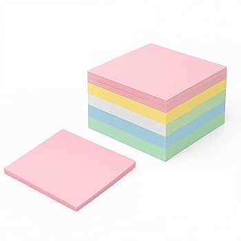 いろいろメモノート Amazon.co.jp: ブランクノート用紙 3.15×3.15インチ 700枚