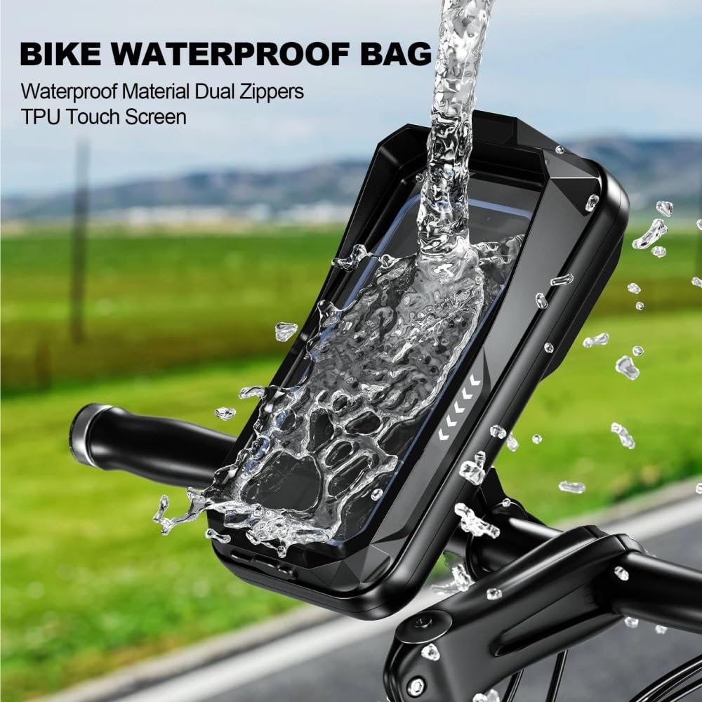 wasserdichte Fahrrad Handyhalterung Motorrad Lenker Tasche Halterung Fahrradzubehör