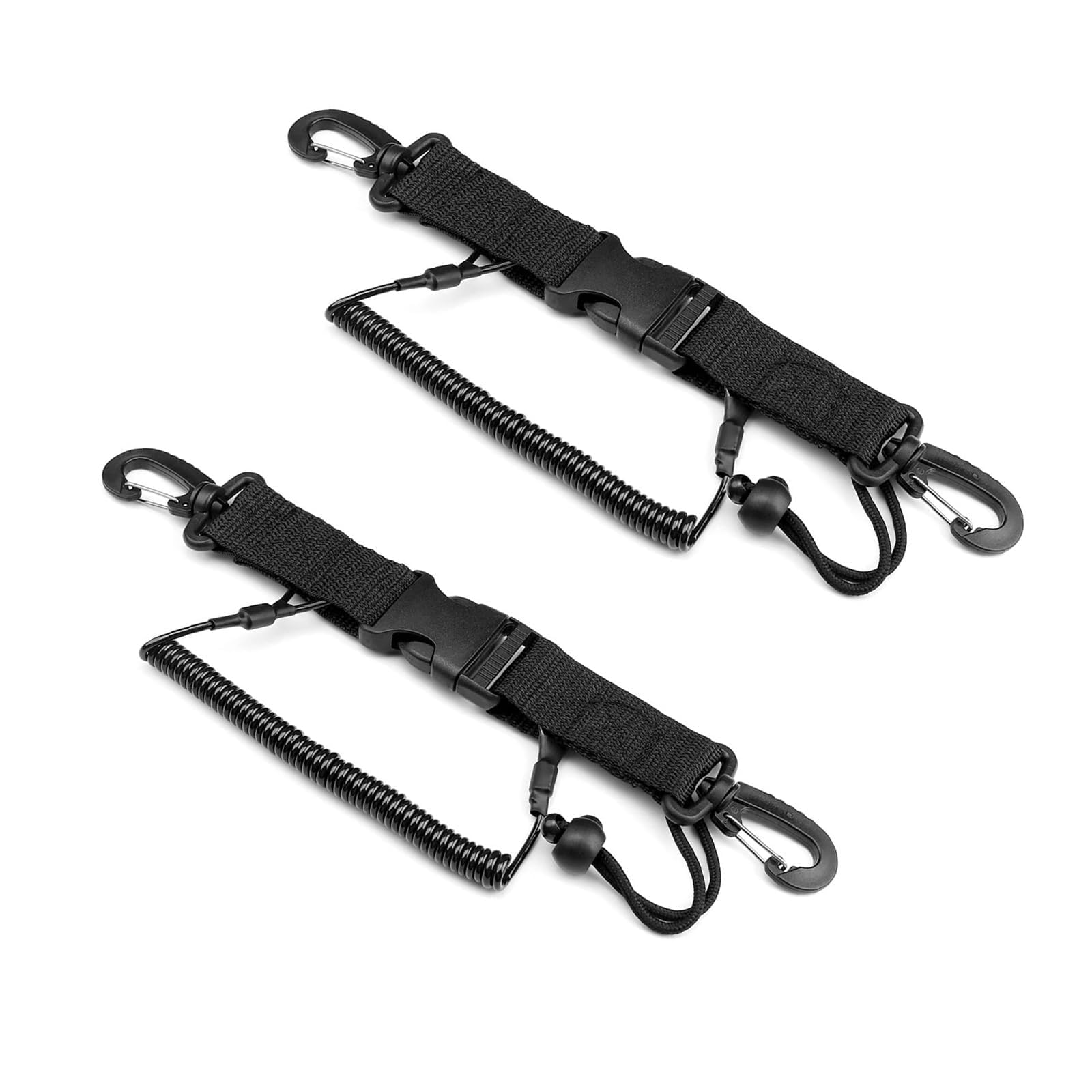 2er Set Taucher-Kamera-Halterung – Spiralförmige Sicherheitsleine (1,5 M) Mit 360° Drehbarem Karabiner, TPU, Wasserfest – Für Unterwasserfotos, Zuverlässig & Dehnbar 2er Set Taucher-Kamera-Halterung – Spiralförmige Sicherheitsleine (1,5 M) Mit 360° Drehbarem Karabiner, TPU, Wasserfest – Für Unterwasserfotos, Zuverlässig & Dehnbar