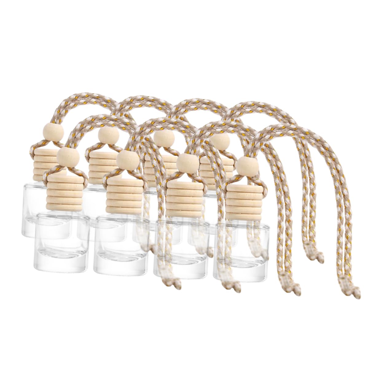 Healeved 5 Set Di Piccole Bottiglie Di Profumo Da Appendere Allauto Accessorio Di Moda Per Profumo Per Laria 8 Pezzi * 5