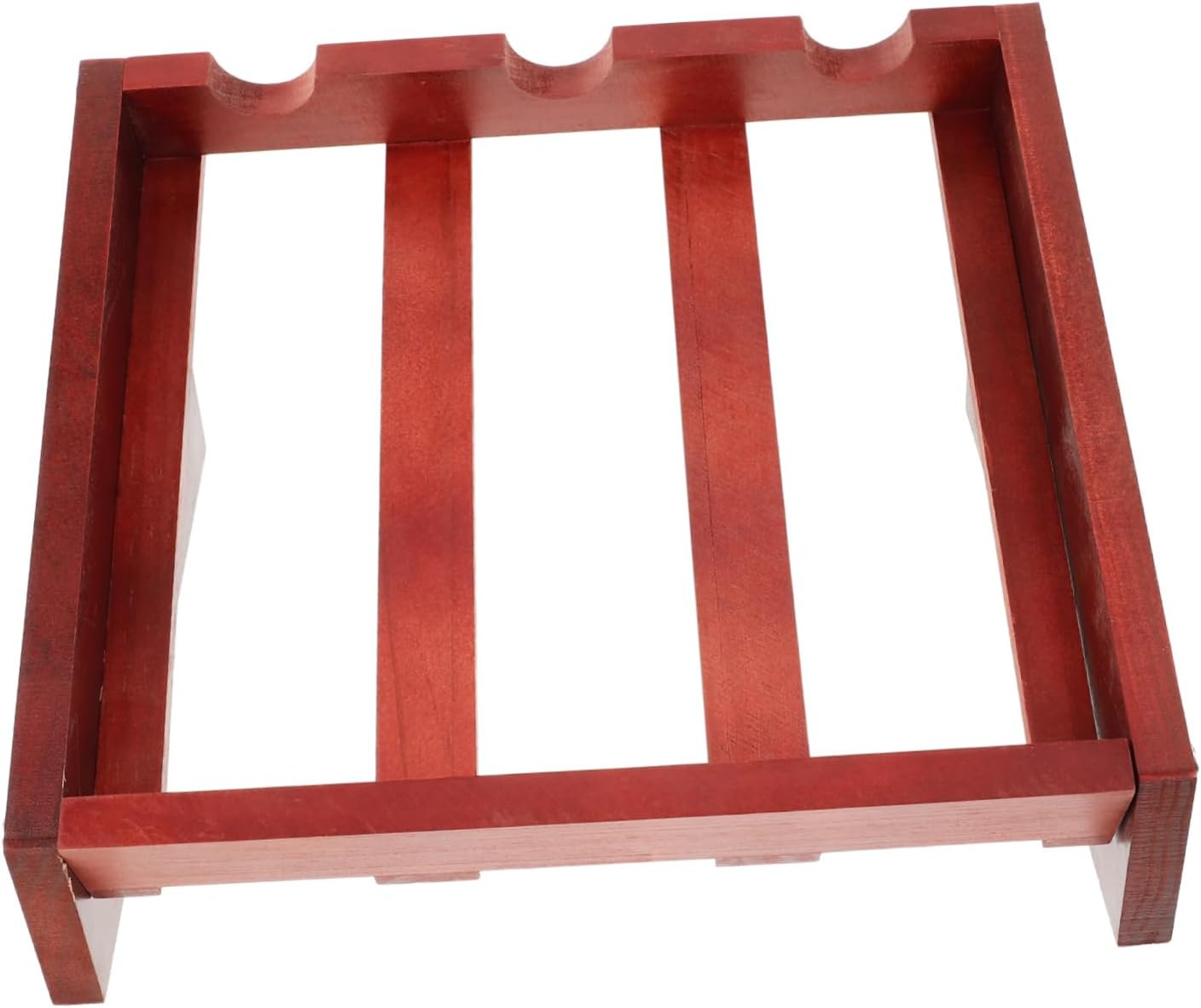 Wooden Wine Rack for Countertop Display Sturdy Tabletop Wine Holder for Home Rustic Wooden Design for Kitchen Dining Room for Bottles