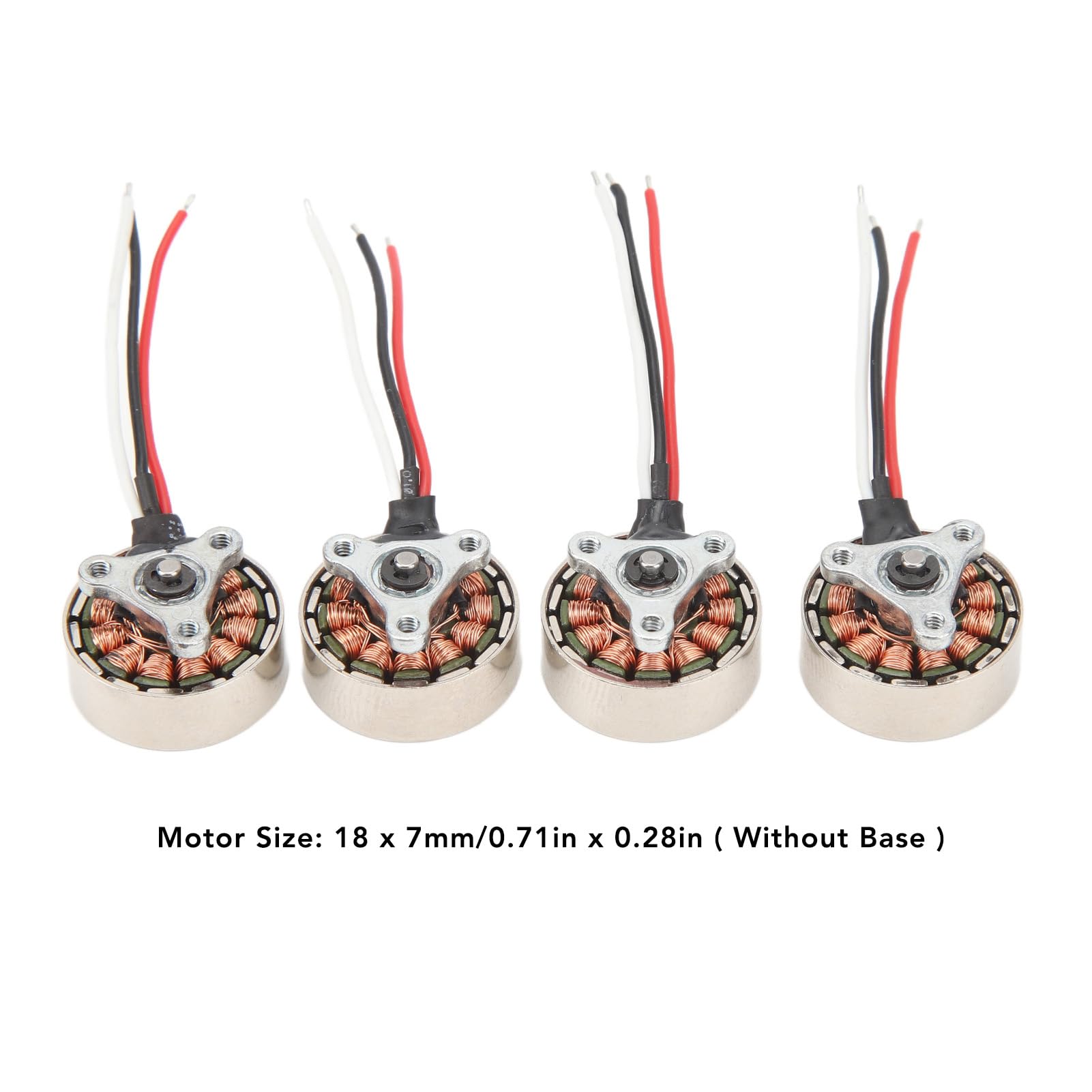 Lybunair 4PCS High Performance 1503 Brushless Motors, Compact and Lightweight for 4 Axis RC Airplanes, Ensuring Powerful and Efficient