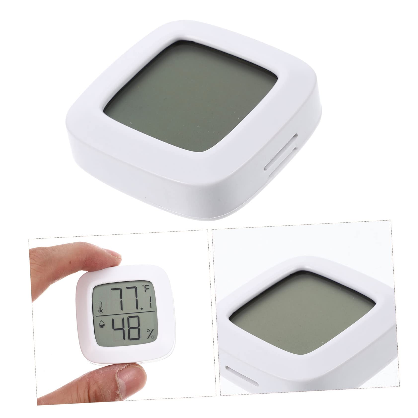 VANZACK 5 Piezas Medidor de temperatura y humedad para reptiles medidores de temperatura digitales acuario digital termometro bebe reutilizable mini termómetros geco