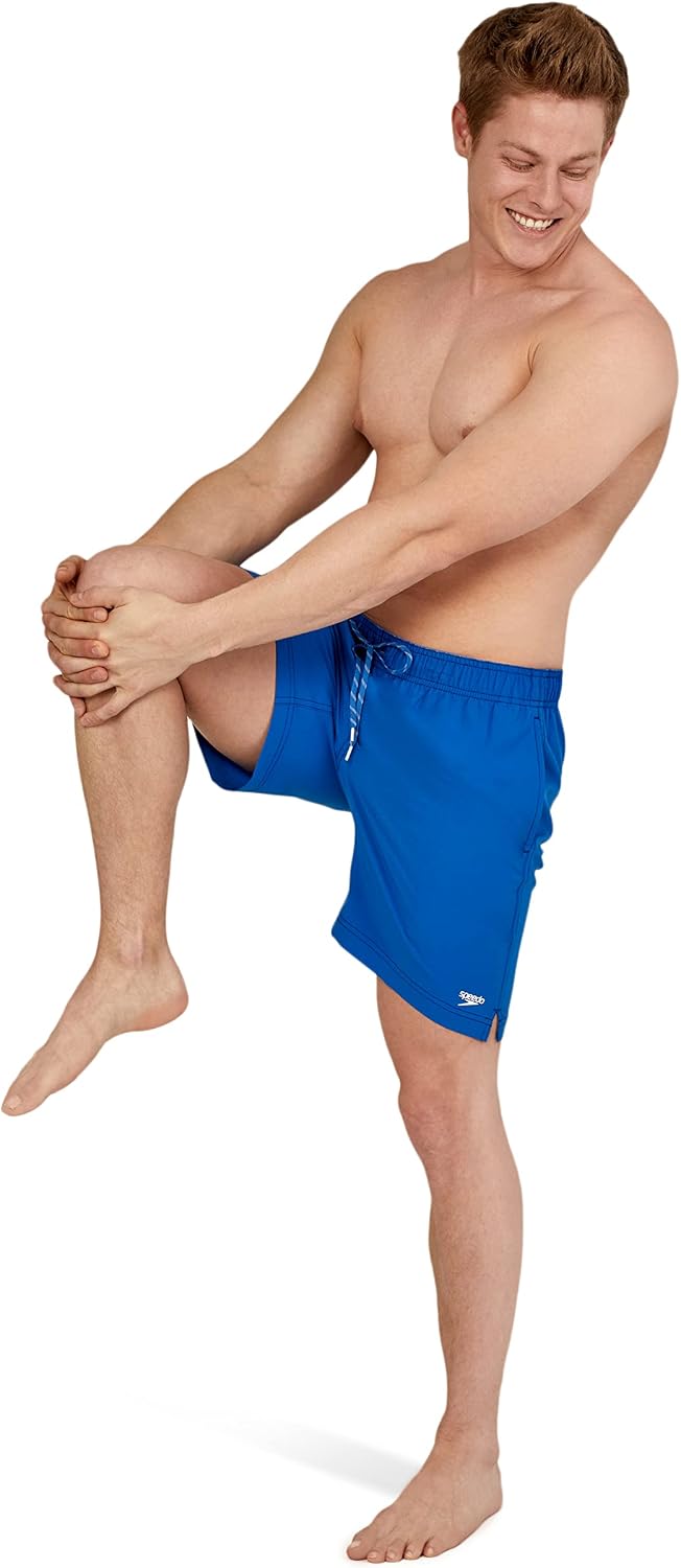 Speedo Men's Swim Trunk Mid Length Redondo Solid