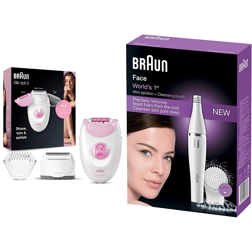 Braun Silképil 3270,Epilator for LongLasting Hair Removal from roots