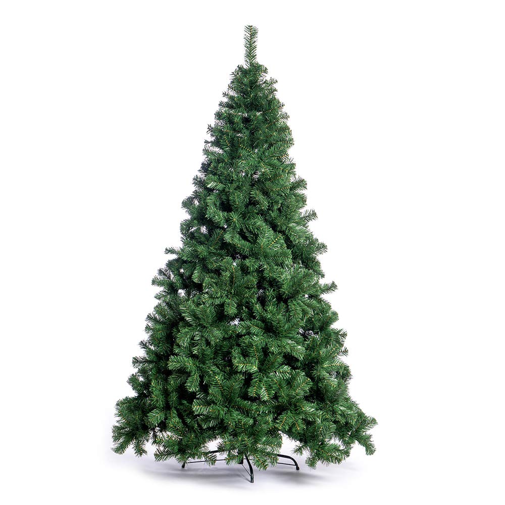 Nataland Albero di Natale Artificiale Verde Modello Gran Sasso Altezza 180 Cm, Abete Super Folto con Effetto Realistico e Rami Con Aghi Anticaduta