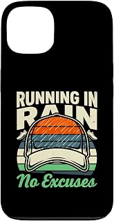 Running in Rain No Excuses Marathon Case for iPhone 13