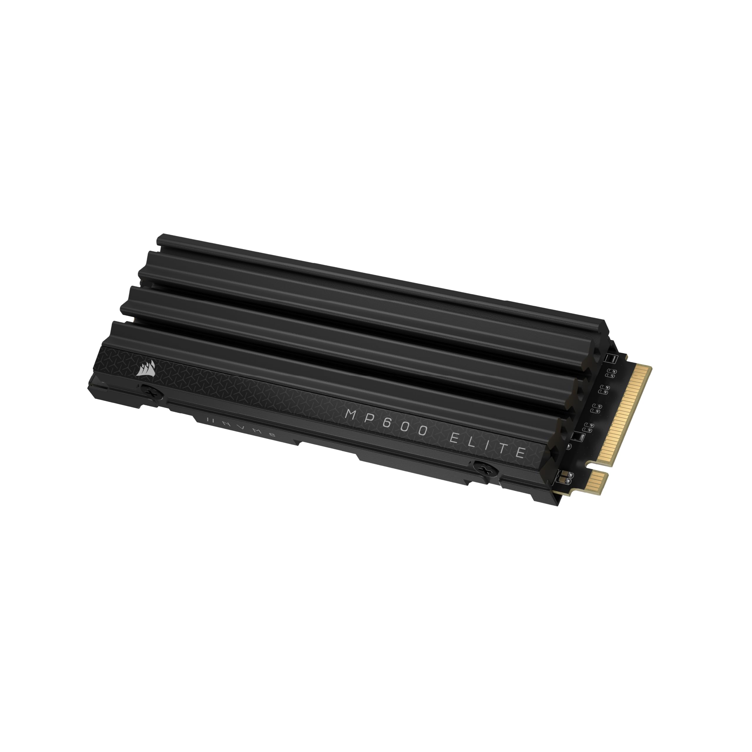 CORSAIR MP600 ELITE 4TB M.2 PCIe Gen4 x4 NVMe SSD con Dissipatore Incluso – M.2 2280 – Fino a 7.000 MB/sec in Lettura Sequenziale – NAND 3D TLC ad Alta Densità – Nero