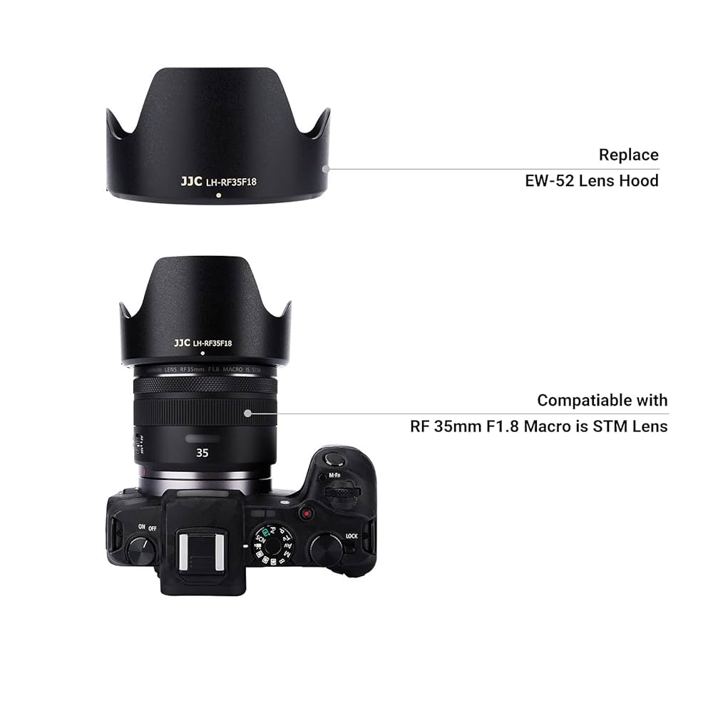 【フード付き】Canon RF 35mm F1.8 MACRO IS STM Amazon.com : Tulip Flower Len Hood for RF 35mm F1.8 Macro is
