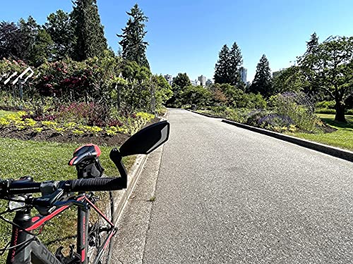 Hafny New Bar End Bike Mirror, Hd Automotive Grade Glass Lens, Shatterproof, Adjustable Cycle Mirror, E-Bike Mirrors, Hf-M900Ls-Fr04 #TOP3