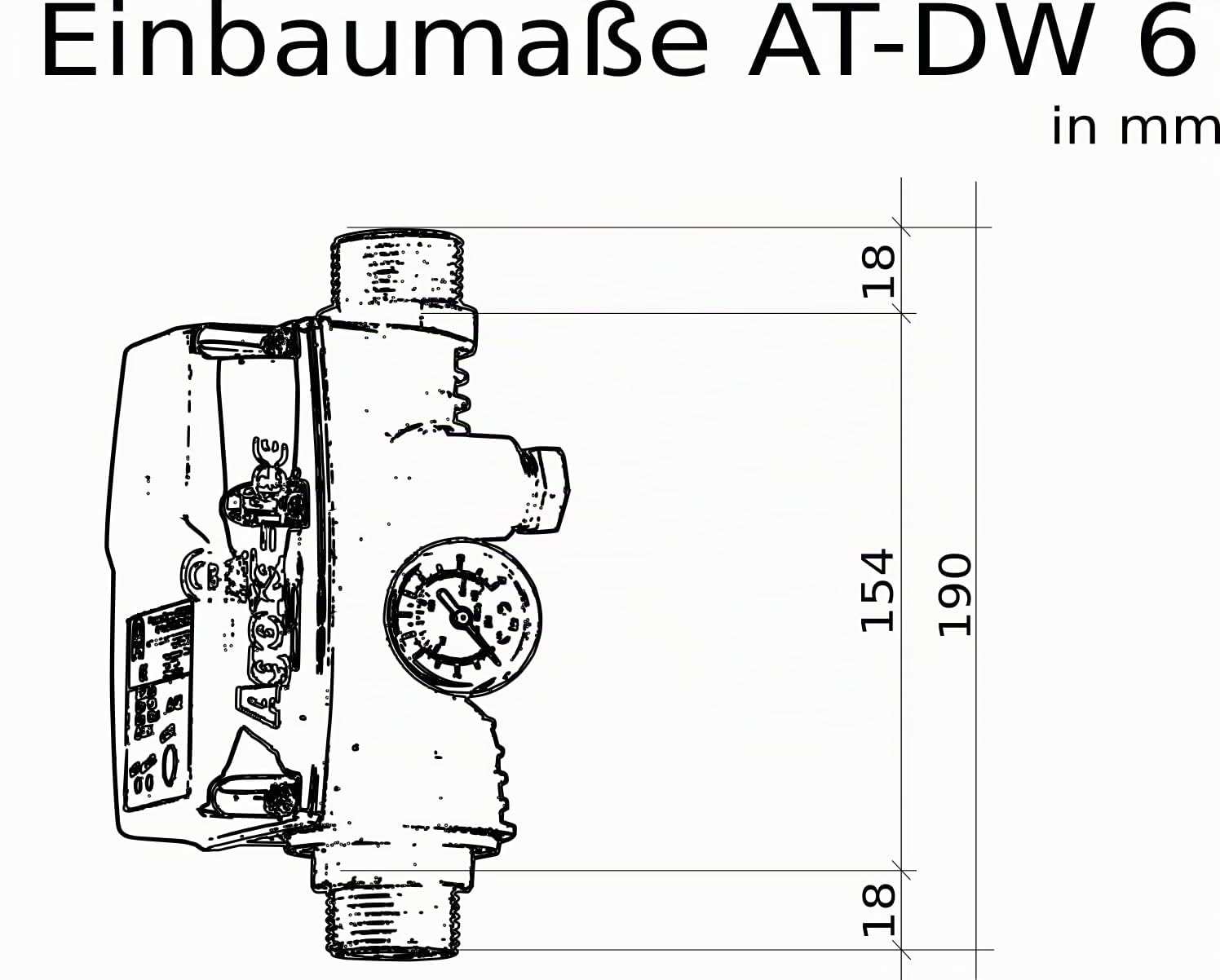 Agora-Tec® Pumpensteuerung AT-DWv-6 - für normale Gartenbewässerung