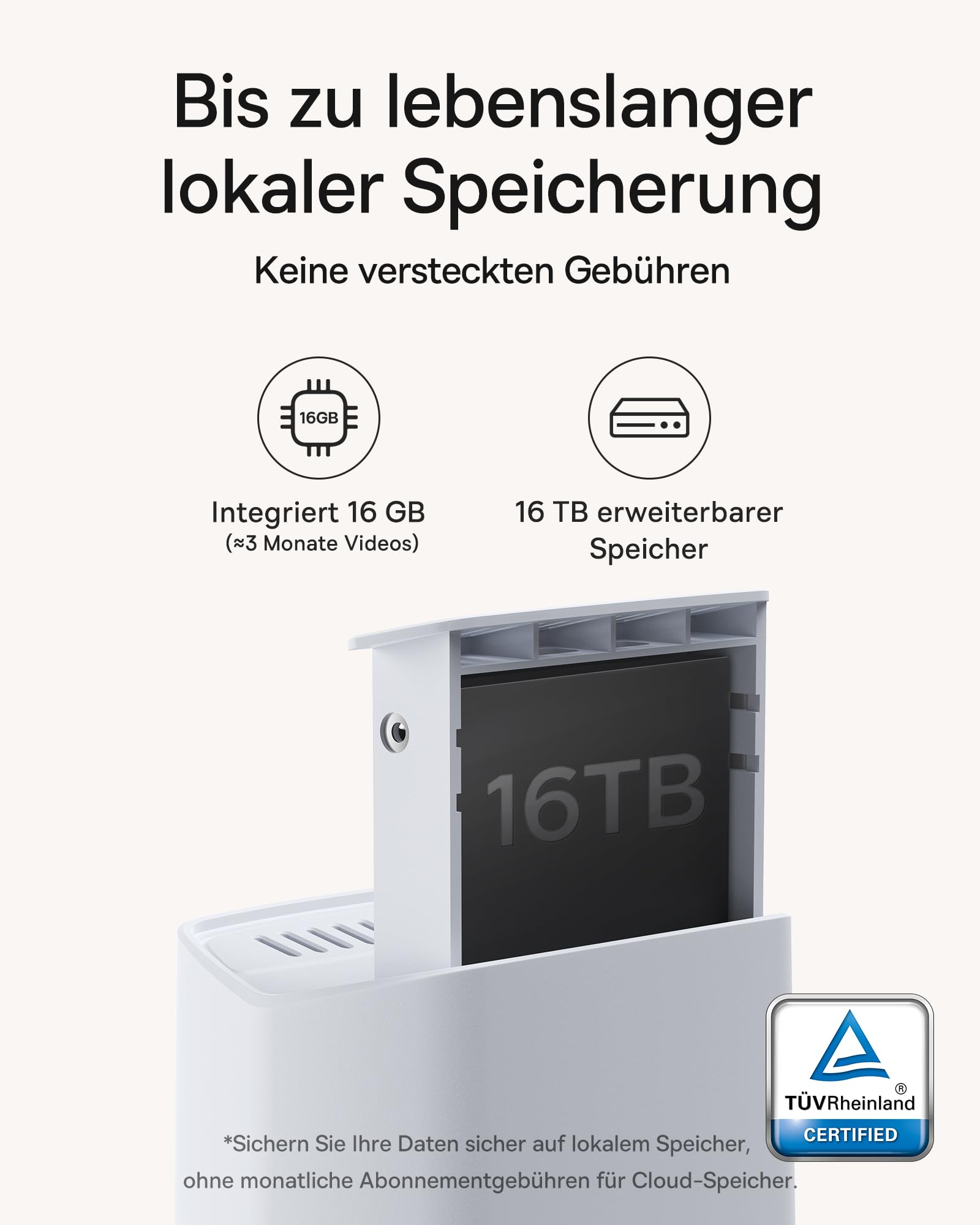 Baseus Security Überwachungskamera Aussen Akku 210Tage, 2K HD, 145 Grad, IP67 Wetterfest, Nachtsicht, Kamera Überwachung Kabellos WLAN mit Lokal Speicher, Menschen und Bewegungsmelder - N1 2-Cam Kit