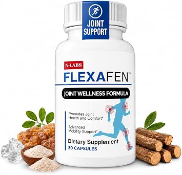 Flexafen Joint Supplement for Men and Women with MSM and Boswellia Extract