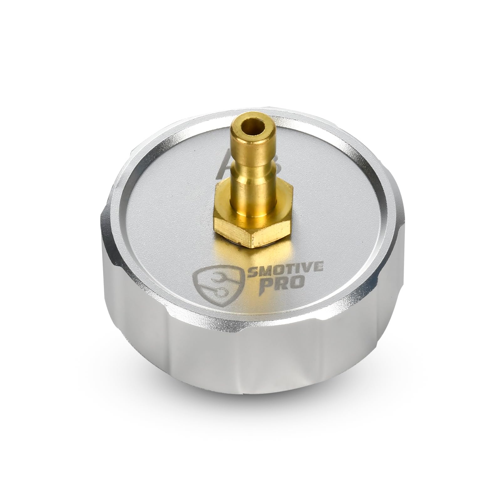 SMOTIVEPRO Adapter E20 do zbiornika płynu hamulcowego, aluminiowy adapter do odpowietrzania hamulców, pasuje do większości europejskich modeli samochodów