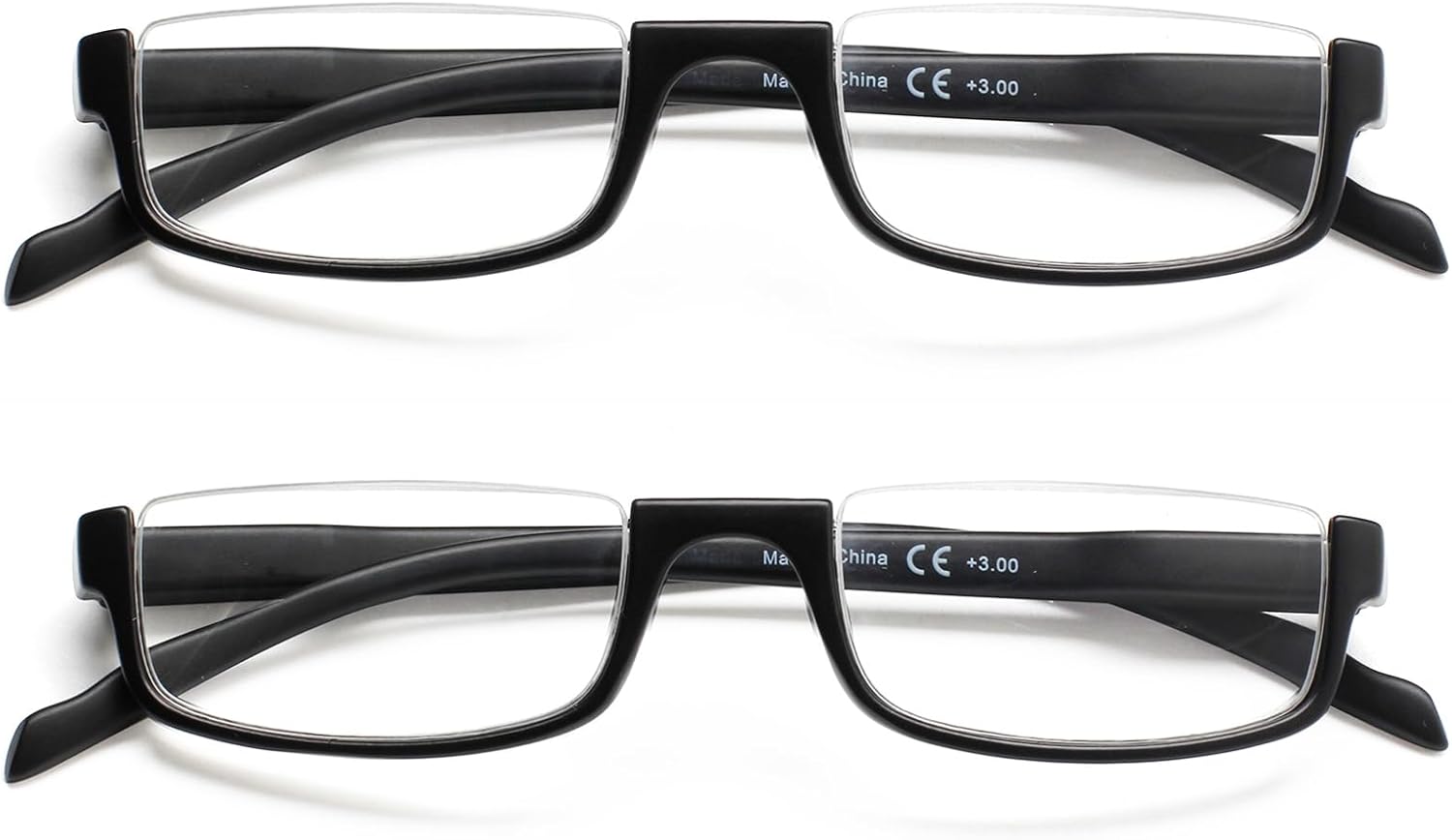 Kerecsen Half Frame Reading Glasses for Men & Women, Lightweight Comfort-Fit Design with Spring Hinges - Image 9