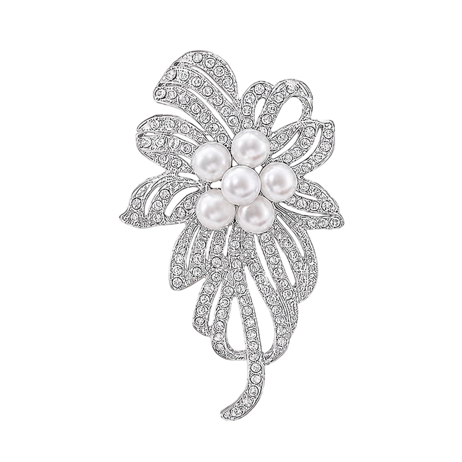 syga Brooch Pin Fashion Crystal Rhinestone Jewellery Pin Vintage Accessories Decoration Clothing Bouquet Brooches for Women Girl- X008-picture-27