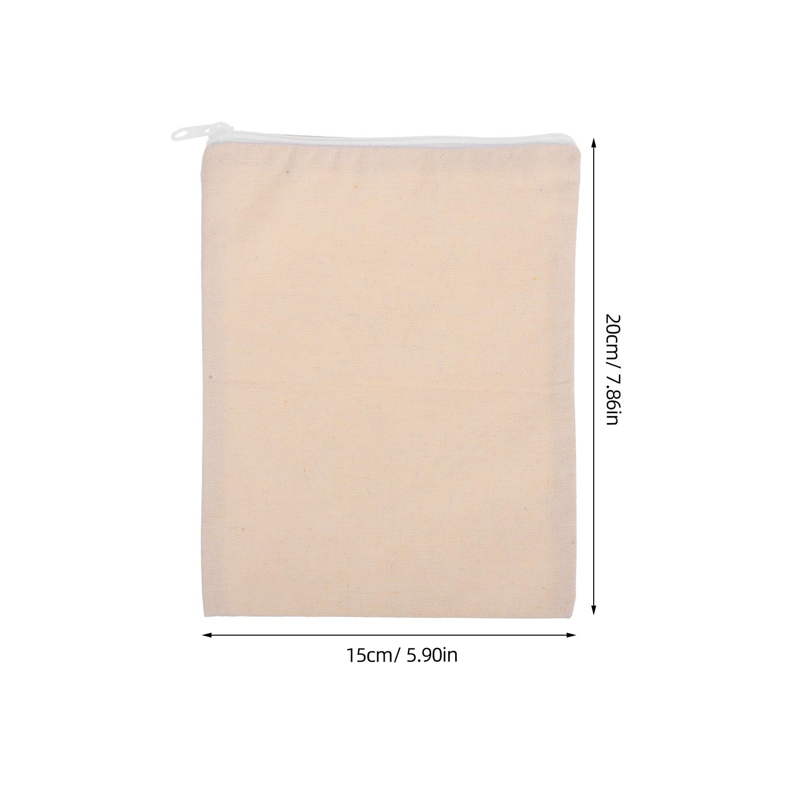 SHERCHPRY Borsa in Cotone Bianco per Terapia Termica Portatile Coulisse, Sacchetto per Sale per Alleviare e Affaticamento, per Routine Benessere