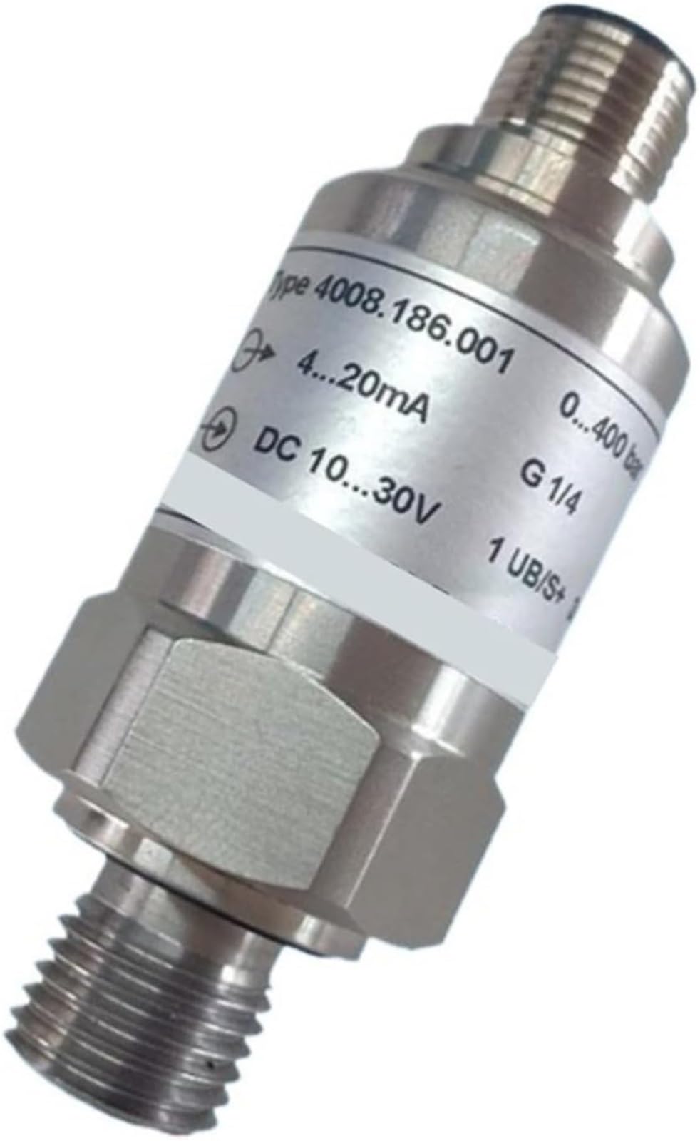 Transmisor de Presión Industrial 4008.186.001, 0-400bar, Salida 4-20mA - Sensor Automatización Hidráulico y Neumático .0614