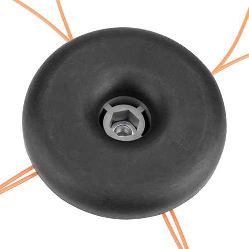 Miniatura 8 de Cabezal de recortadora de cuerda de 4 líneas, reemplazo de accesorio de recortadora de cuerdas, universal para rosca M10 x 1.25