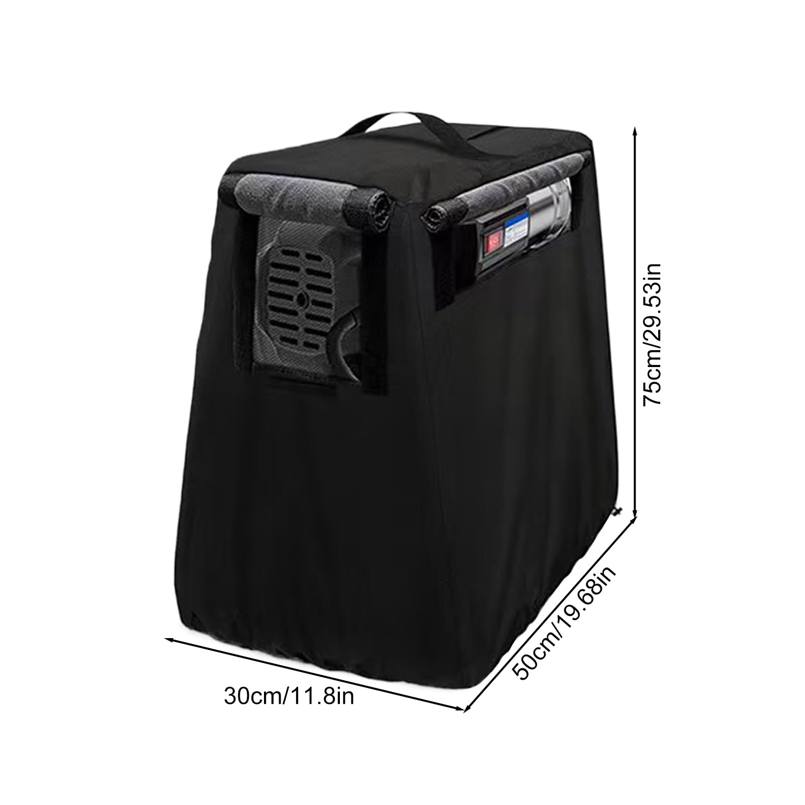 Housse De Protection Pour Pompe À Eau D'Extérieur - Protecteur Imperméable Pour Usage Intensif - Housse De Protection Pour Pompe À Eau Avec Poignée 74 X 48 Cm,Pour La Maison L Extérieur Le Jardin L Ar
