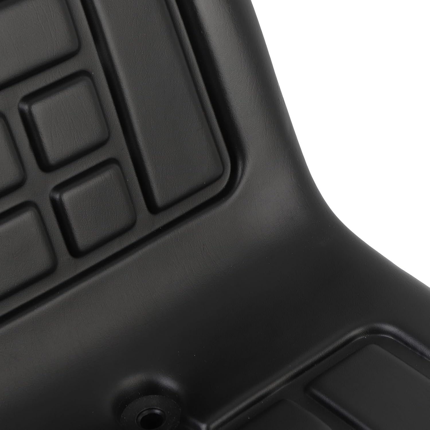 Eujgoov Universal Tractor Seat, PU Leather Construction with Comfortable Contoured Design and Adjustable Back, for Tractors Harvesting Machines Agricultural Machinery