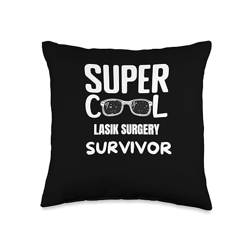 LASIK Surgery Patients Survivor Rehab Recovery Throw Pillow