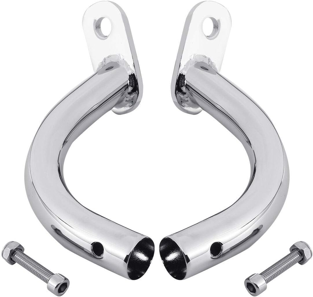 TCMT Chrome Saddlebag Guard Brackets Fits For HarleyFLHT Models Electra Glide Standard Classic Ultra Classic 1997-2008