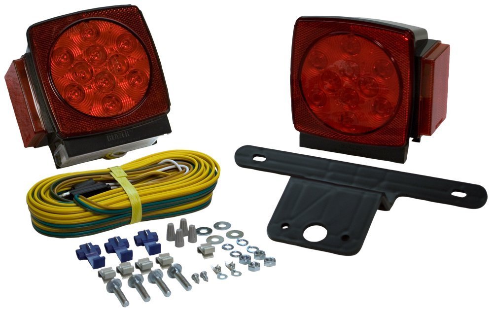 Blazer C7423 Submersible LED Trailer Light Kit for Trailers Under 80