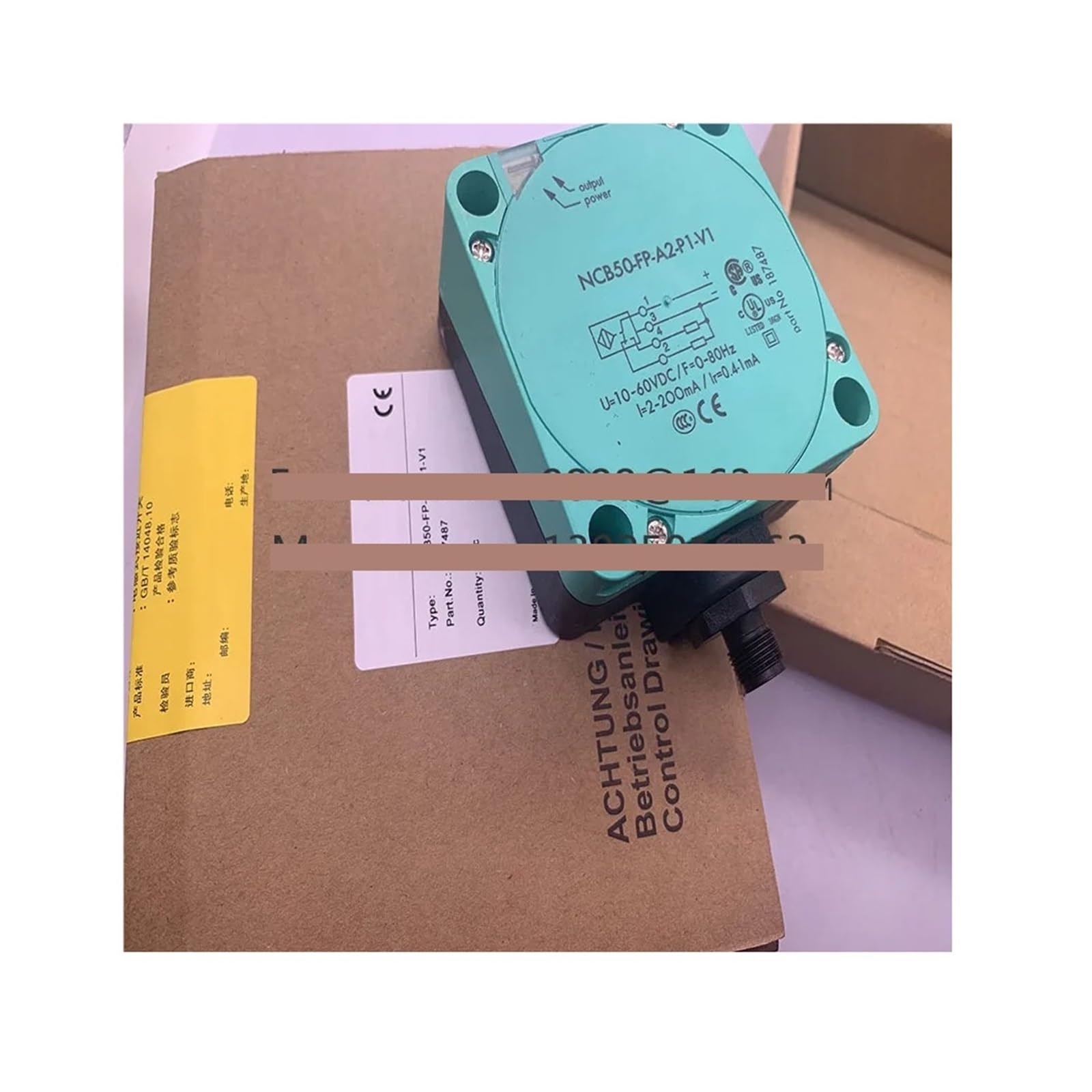 ZOZ03Y0 Proximity Switch Sensor NCB50-FP-A2-P1/FP-Z2-P1/FP-E2-P1-V1-3G-3D(NCB50-FP-Z2-P1)
