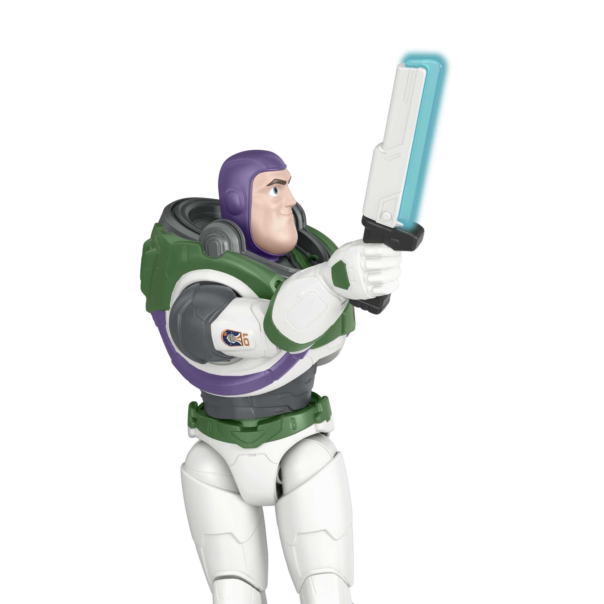Mattel Buzz Lightyear Figura 30 cm con luce e suono, multicolore (HJC64)