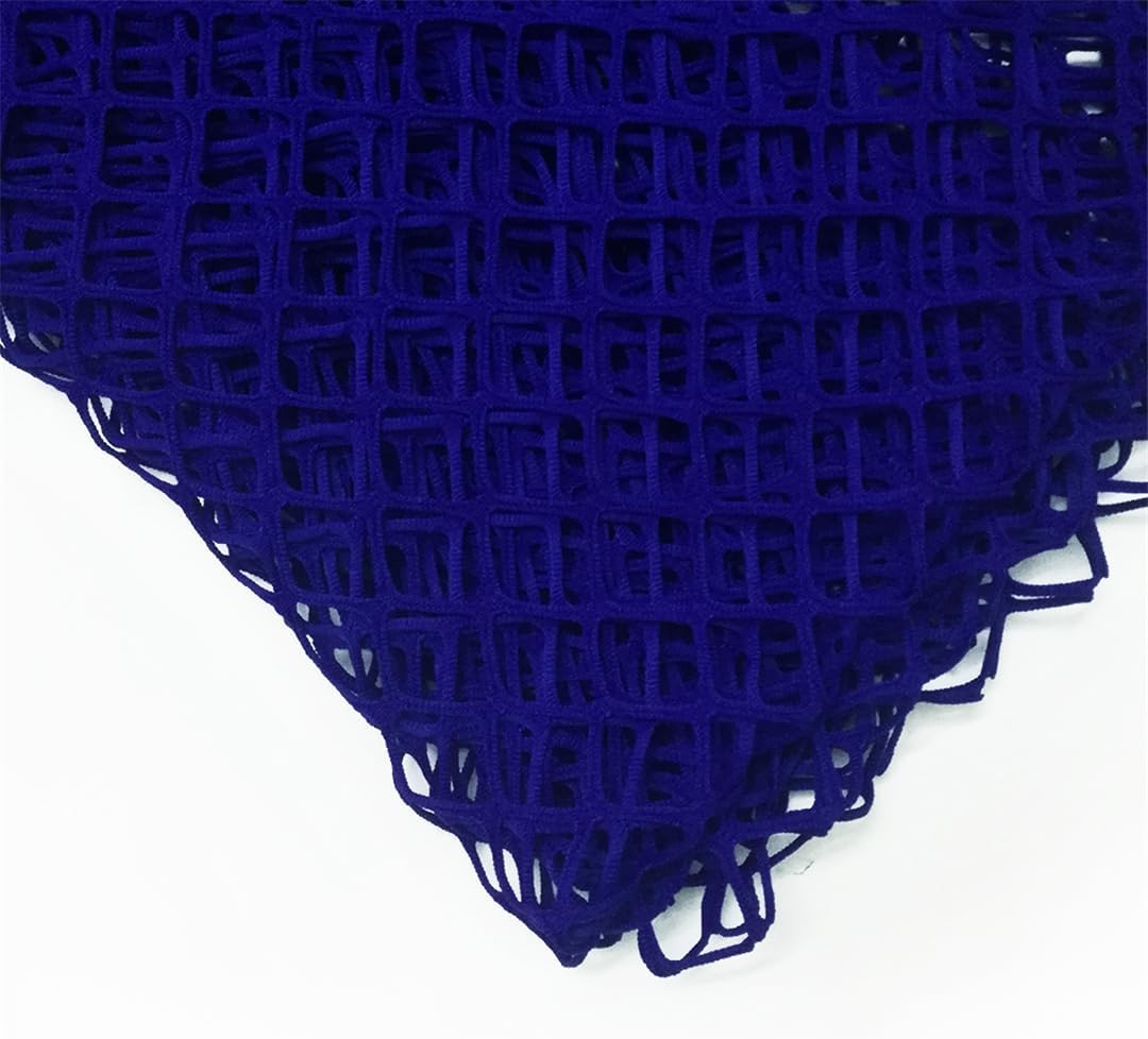 Super Big Diamond Mesh Fabric for Sexy Lingerie Fishnet Gloves Clothing Accessories Sewing Balck Hollowed Out Tank Top Material Royal Blue 90cmx150cm