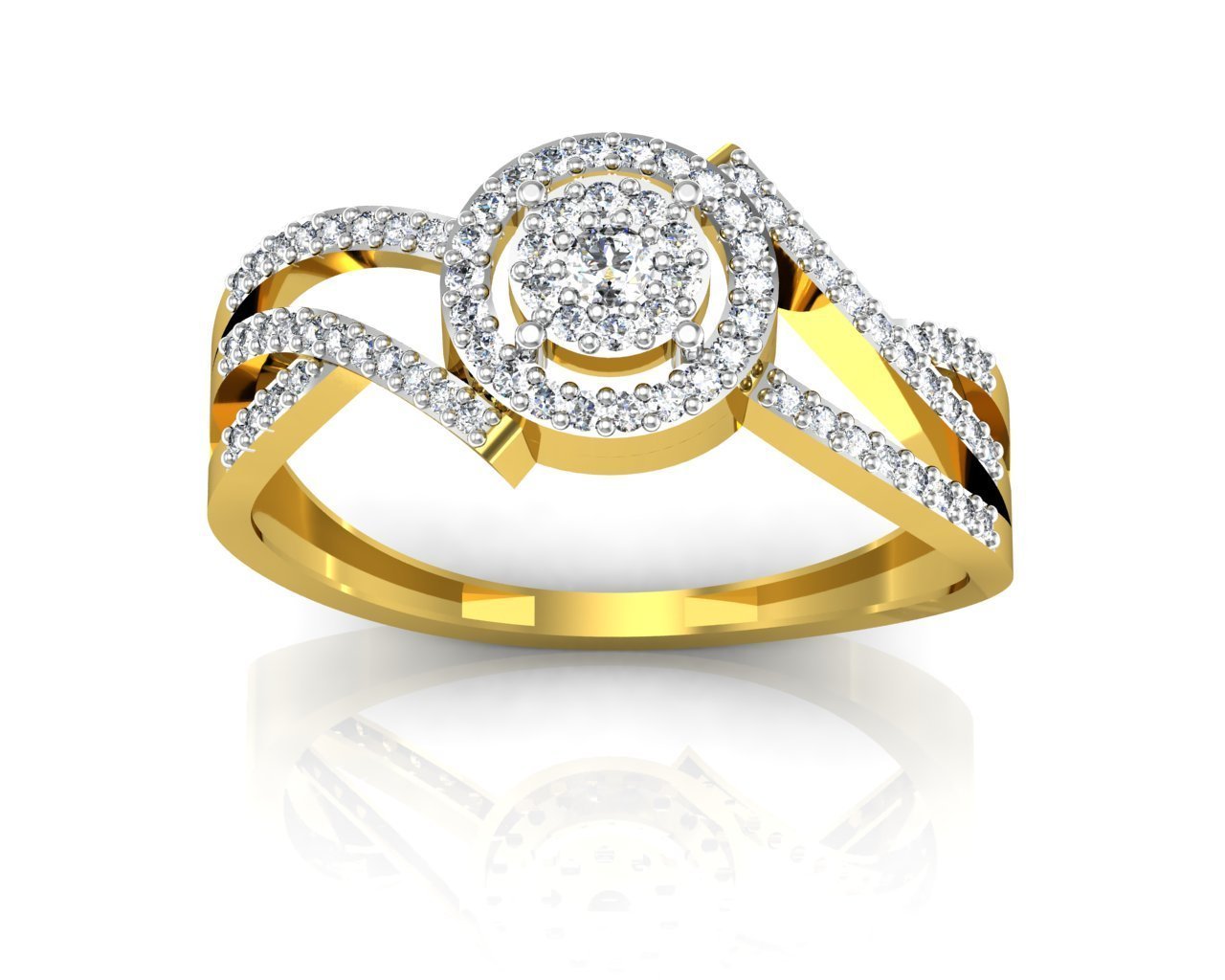 avsar 14k (585) Yellow Gold Ring-picture-27