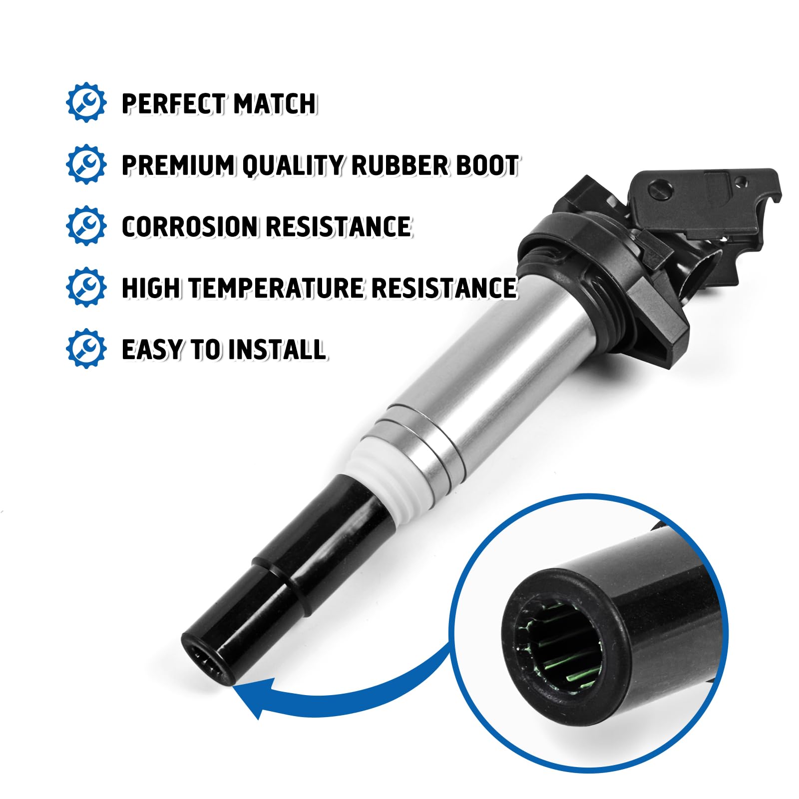 Ignition Coil Set Of 6 For BMW 128i 328i 335i 528i X5 Z4 Etc. 2001-2017 - Performance Upgrade