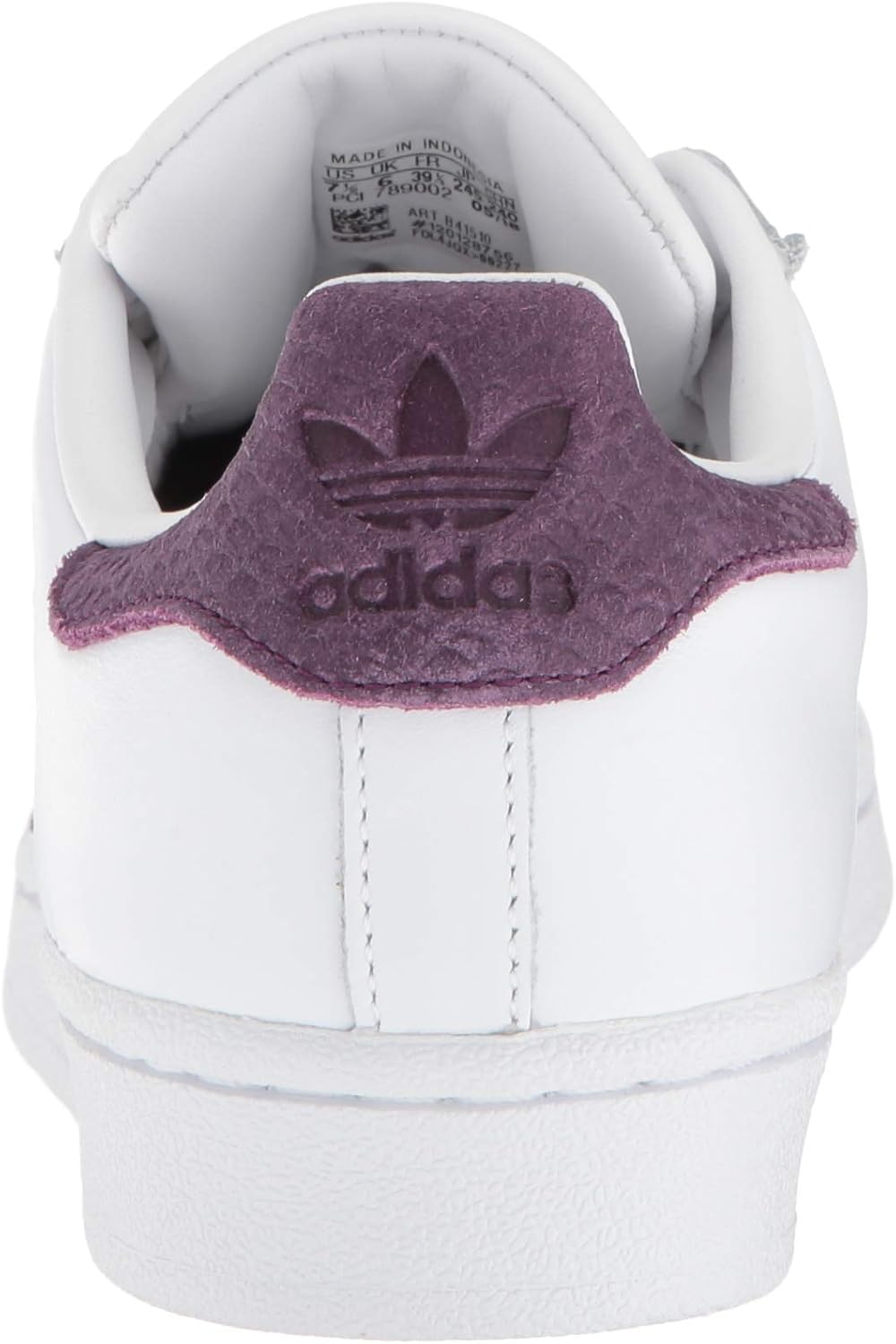 adidas Originals womens Superstar Sneaker, White/Red Night/Silver Metallic, 5.5 US