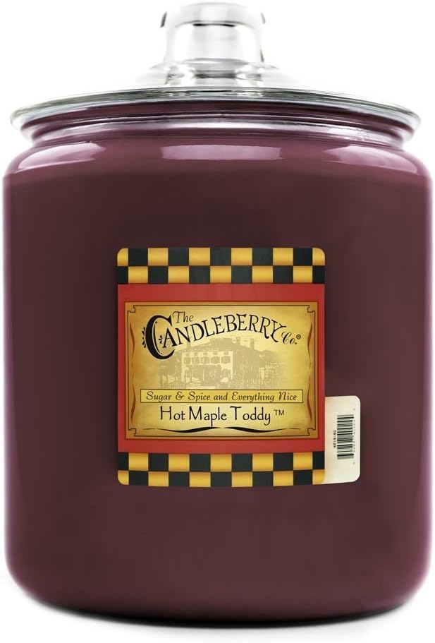 The Candleberry CompanyCandles | Hot Maple Toddy Giant Candle | Best Candles on Market | Hand Poured in USA | Highly Scented & Long Lasting | Huge 160 Oz Candle