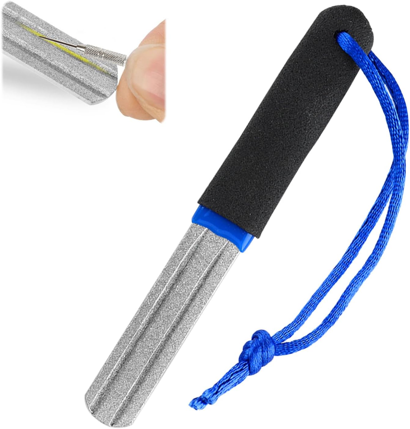 talNite Precision V-Groove Dart Sharpener - Compact, Slim Design for Optimal Steeltip Dart Maintenance, Rapid Sharpening Tool for Reduced Bounce Outs