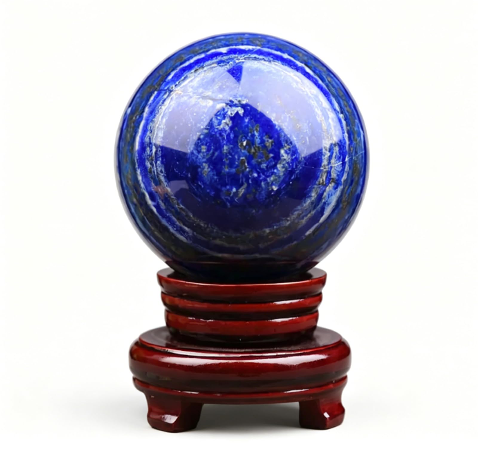 Présentoir en cristal de lapis-lazuli naturel de 10cm, le cadeau idéal pour le bien-être