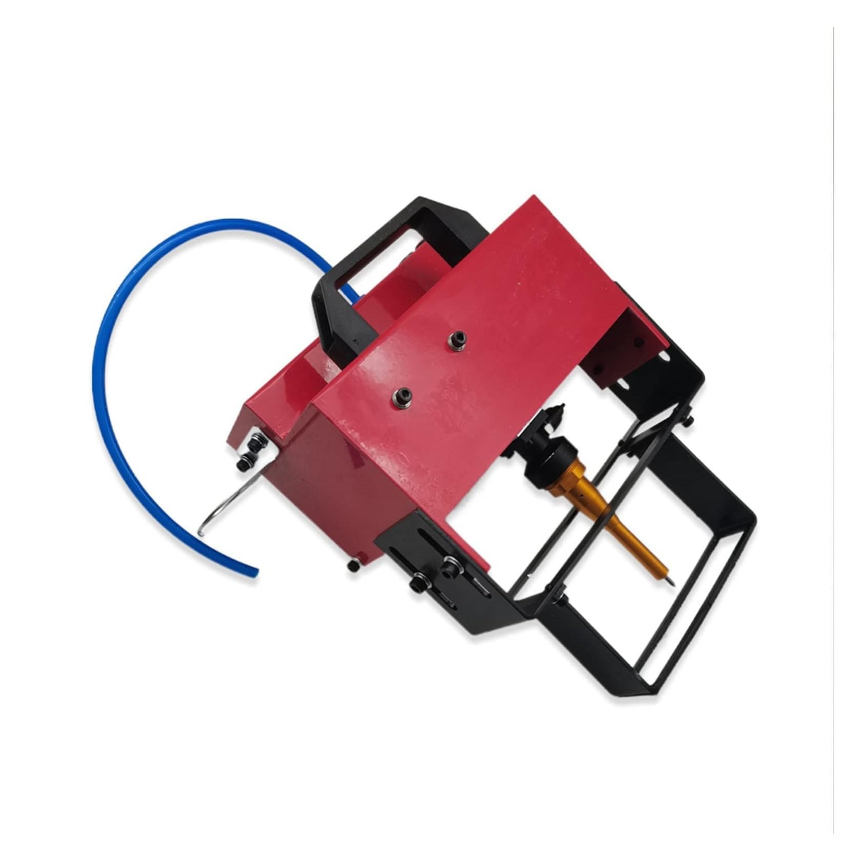 Herramienta de estampado de acero de 100x20mm de marcador de punto neumático de mano para números de serie VIN.El motor de cobre de grado industrial marca el plástico de madera de metal hasta HRC60 co