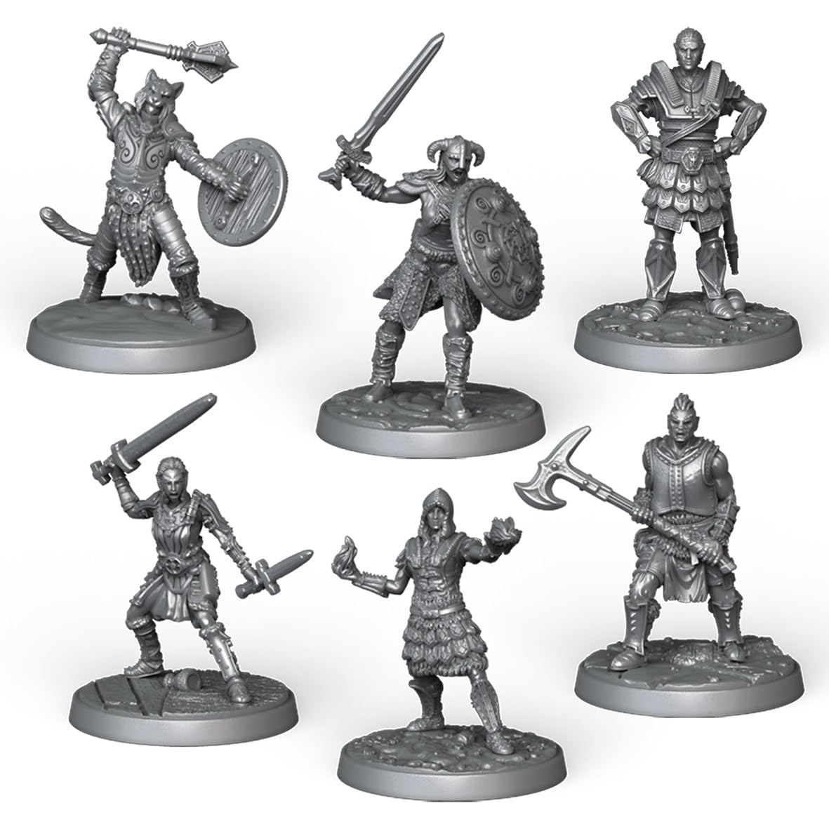 Asmodee - Modiphius Entertainment - The Elder Scroll V: Skyrim - Gra przygodowa - Gry planszowe - Gra planszowa - Gra kooperacyjna od 14 lat - 1-4 graczy - 60 min