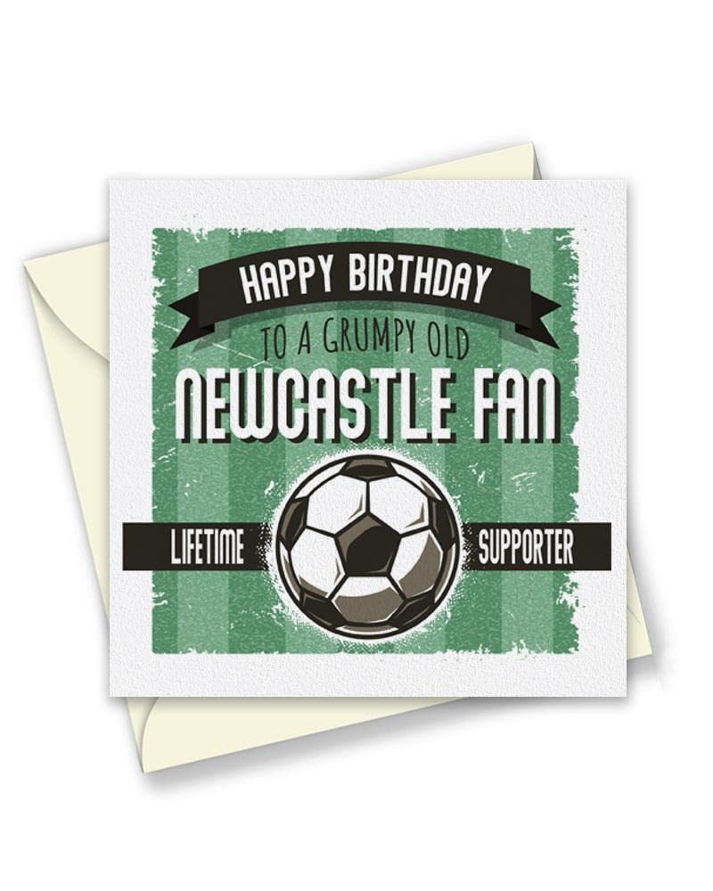 Buy Funny Football Birthday Card, Happy Birthday to A Grumpy Newcastle